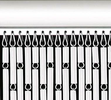 Vliegengordijn Hulzen Wit 90x210cm 2 Vliegengordijn Hulzen Wit 90x210cm - Afbeelding 2