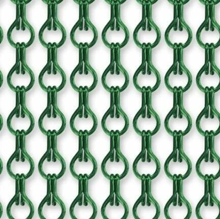 Vliegengordijn Kettingen Groen Glans 90x210cm 1 Vliegengordijn Kettingen Groen Glans 90x210cm