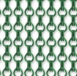 Vliegengordijn Kettingen Groen Glans 90x210cm