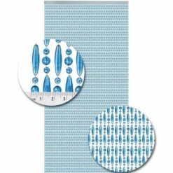 Vliegengordijn Kralen Transparant Blauw 90x210cm -Vliegengordijnkopen Winkel 1979368173 1