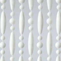 Vliegengordijn Kralen Wit 90x210cm