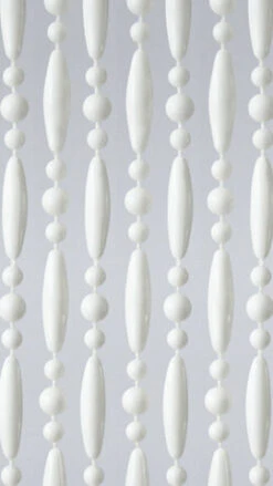 Vliegengordijn Kralen Wit 90x210cm -Vliegengordijnkopen Winkel 1979368329 2