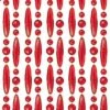 Vliegengordijn Kralen Rood Transparant 90x210cm