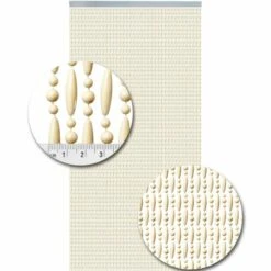 Vliegengordijn Kralen Creme 90x210cm -Vliegengordijnkopen Winkel 1979368371 2