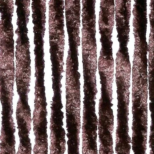 Vliegengordijn Twisted Plush Bruin 90x205cm 1 Vliegengordijn Twisted Plush Bruin 90x205cm