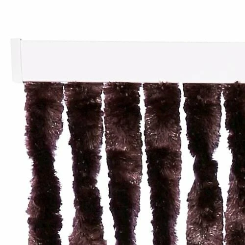 Vliegengordijn Twisted Plush Bruin 90x205cm 2 Vliegengordijn Twisted Plush Bruin 90x205cm - Afbeelding 2