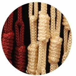 Vliegengordijn Knopen Rood/ivoor 90x200cm -Vliegengordijnkopen Winkel 1979368632 1