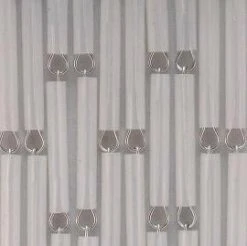 Vliegengordijn Op Maat: Hulzen Verspringen Transparant (kant En Klaar)