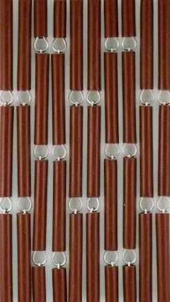 Vliegengordijn Op Maat: Hulzen Verspringen Bruin (kant En Klaar) -Vliegengordijnkopen Winkel 1979369172 1