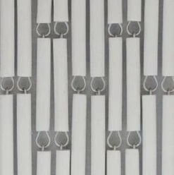 Vliegengordijn Op Maat: Hulzen Verspringen Wit (kant En Klaar)