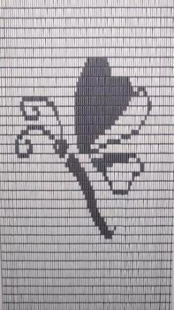 Vliegengordijn Op Maat: Libelle Wit/zilver (kant En Klaar)