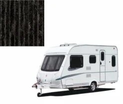 Vliegengordijn Caravan Zwart 56x180cm